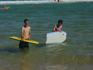 BOOGIE BOARDING