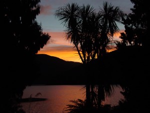 SUNSET AT LAKE PARINGA