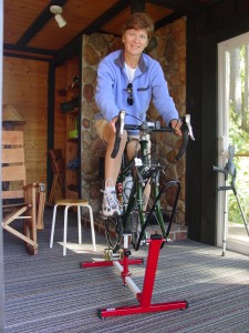 BACK ON THE BIKE BUT GOING NOWHERE