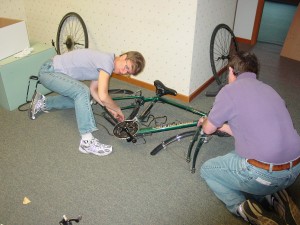 PACKING THE BIKES